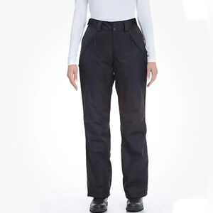 GERRY Women's 4-Way Stretch Water Resistant Fleece Lined Snow Pants NEW